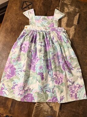 Vintage Lavender and Mint Floral Sundress